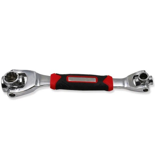 8-in-1 Multifunctional Rotating Socket Wrench – Universal, Non-Slip Grip Tool