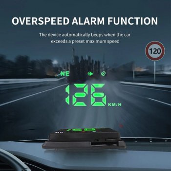 Alternative view of Universal Car GPS Digital HUD Speedometer