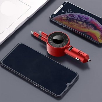 3-in-1 Retractable Fast Charger Cable