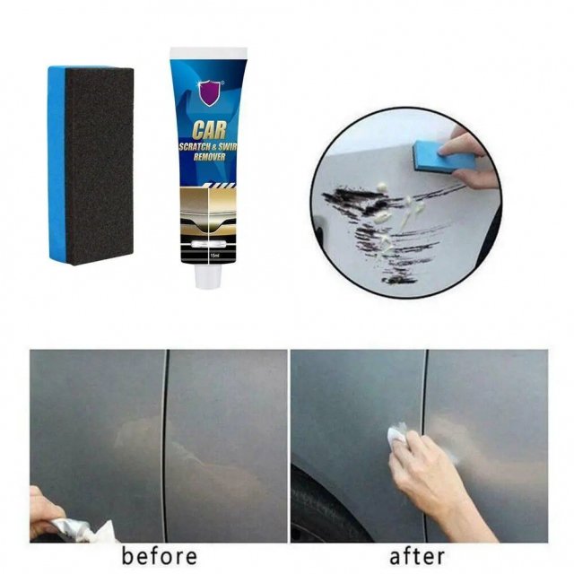 Universal Car Scratch & Swirl Remover – Paint Restoration Wax