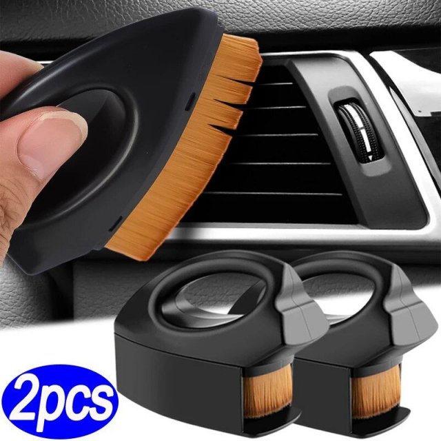 Compact Car Interior and LP Record Cleaning Brush - Image 3