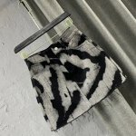 High-Waist Tie-Dye Denim Mini Skirt - Image 5