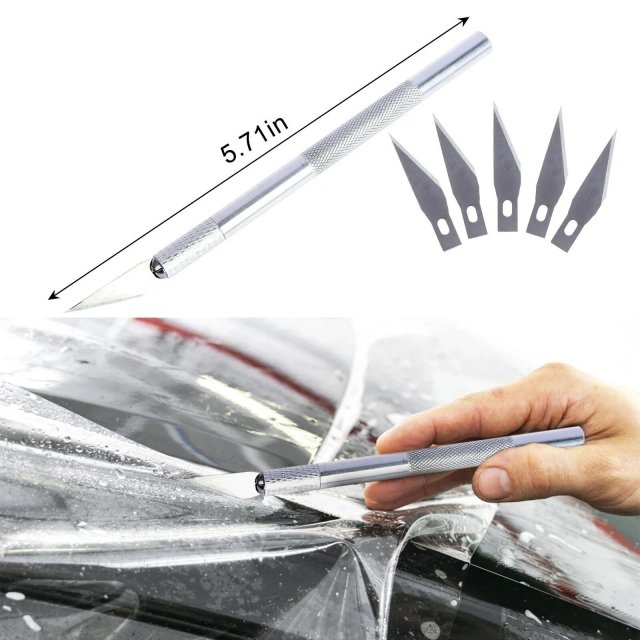 Car Vinyl Tint Film Tool Kit with Magnetic Holder and Carving Knife - Image 5