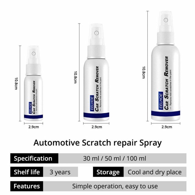 Car Scratch Repair & Protective Paint Spray (30-50ml) - Image 4