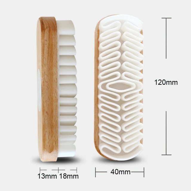 Natural Beech Wood Car Interior Detailing Brush - Image 3