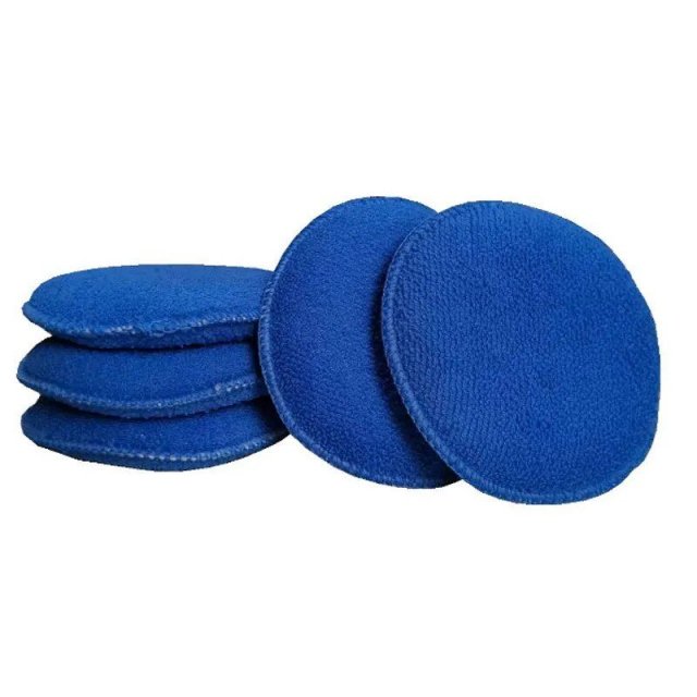 5″ Ultra Soft Microfiber Wax Applicator Pad with Finger Pocket