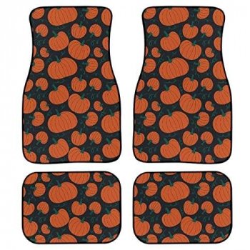 Red Rose Printed All-Weather Car Floor Mats (Set of 4)
