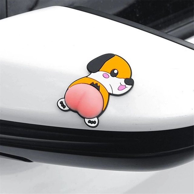 3D Cartoon PVC Anti-collision Stickers for Cars, Phones, and Home Decor - Image 3