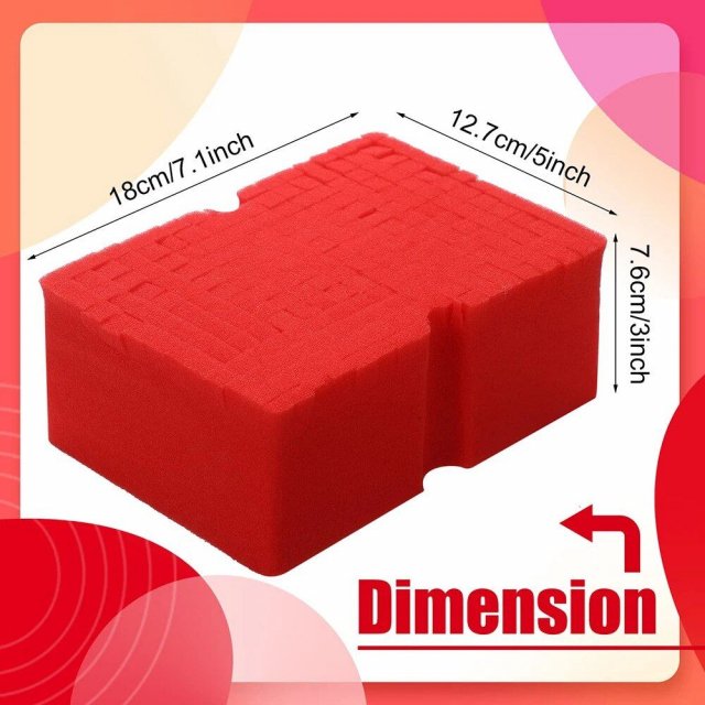 Car Wash Sponge Large Cross Cut Soft Foam Grid Super Absorbent Sponge - Image 7