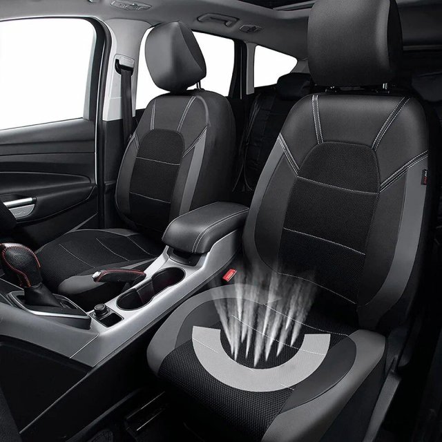 Universal PU Leather 9-Piece Car Seat Cover Set for 5-Seater Vehicles - Image 6