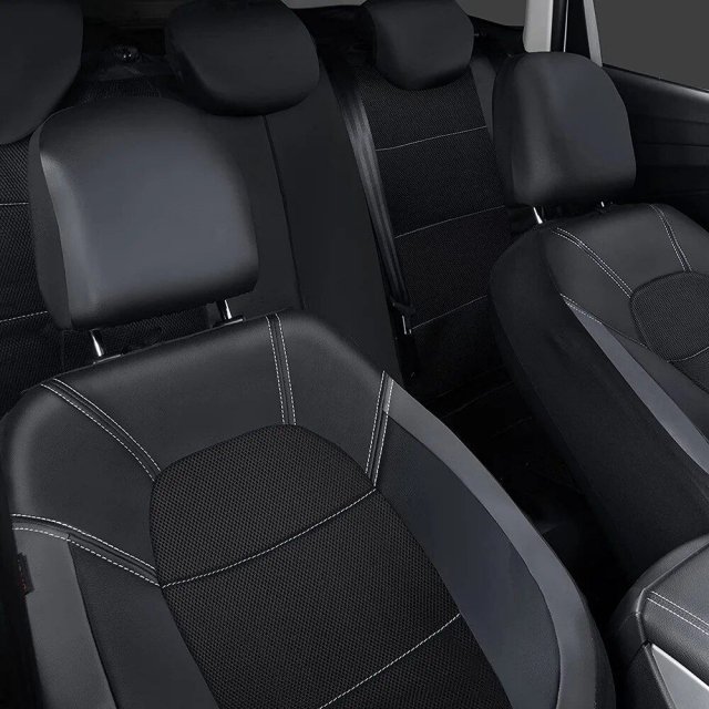 Universal PU Leather 9-Piece Car Seat Cover Set for 5-Seater Vehicles - Image 4