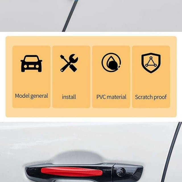 Universal 4-Piece Car Bumper Corner Protector Guard - Image 3