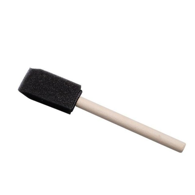 Car Vent Detailing Brush with Wooden Handle - Image 3