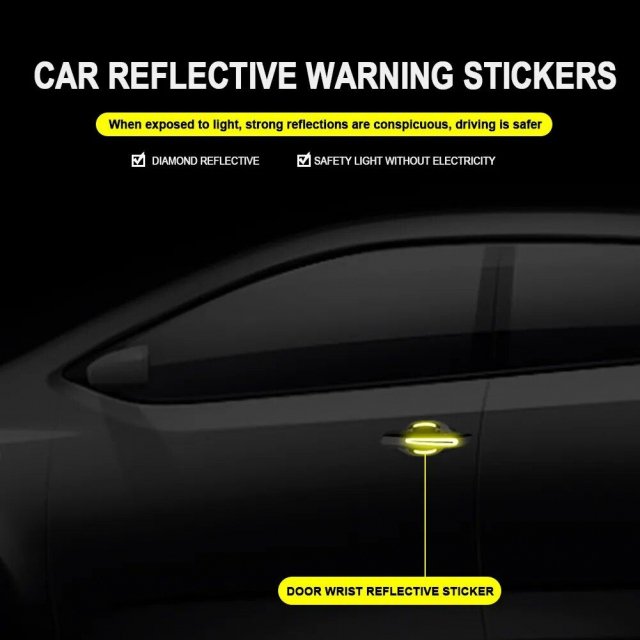 3D Carbon Fiber Car Door Handle Scratch Protector Stickers - Image 7