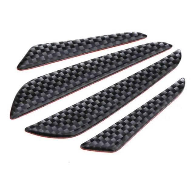 Universal Carbon Fiber Car Door Edge Guard Strips (4 Pcs) - Image 4