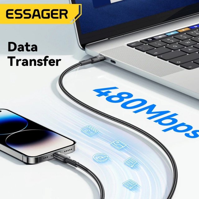 Essager 3A PD29W Fast Charging USB Cable for iPhone