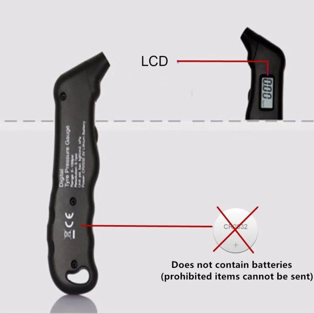 Digital Tire Pressure Gauge with LCD Display for Cars, Trucks & Bikes - Image 4