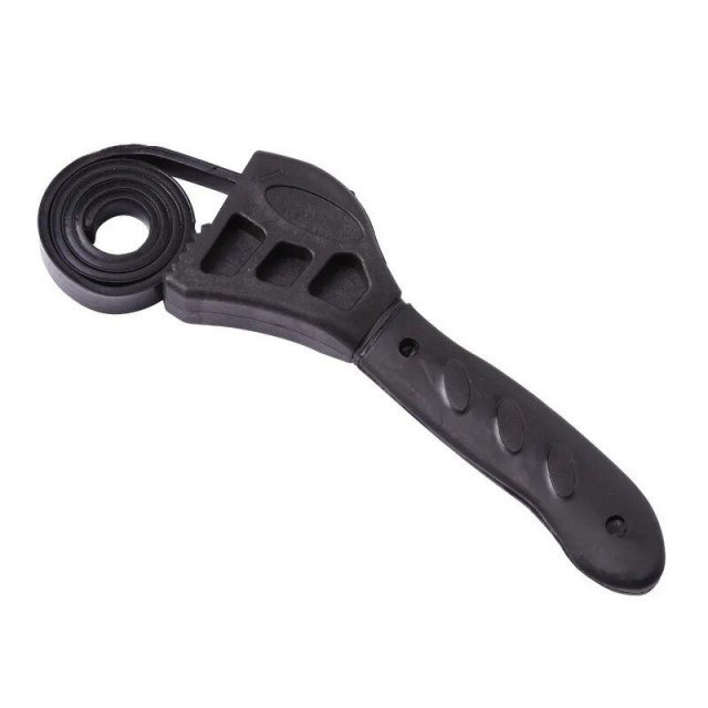 Adjustable Rubber Strap Wrench – Non-Slip Grip for Jar Lids & Oil Filters