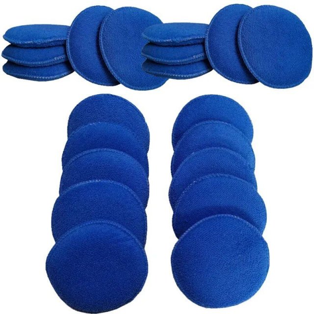 5″ Ultra Soft Microfiber Wax Applicator Pad with Finger Pocket