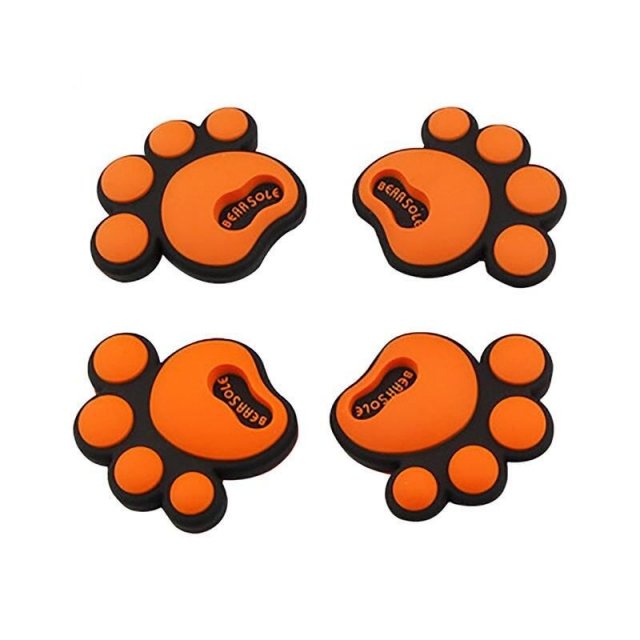 Car Door Edge Silicone Protectors with Cartoon Footprint Design - Image 4