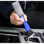 Double-Ended Car Detailing Brush for Air Vents & Screens