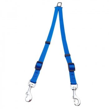 Adjustable Dual-Dog Car Safety Seat Belt with Quick Release