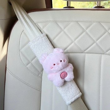 Plush Doll Rabbit Bear Car Seat Belt Shoulder Cover