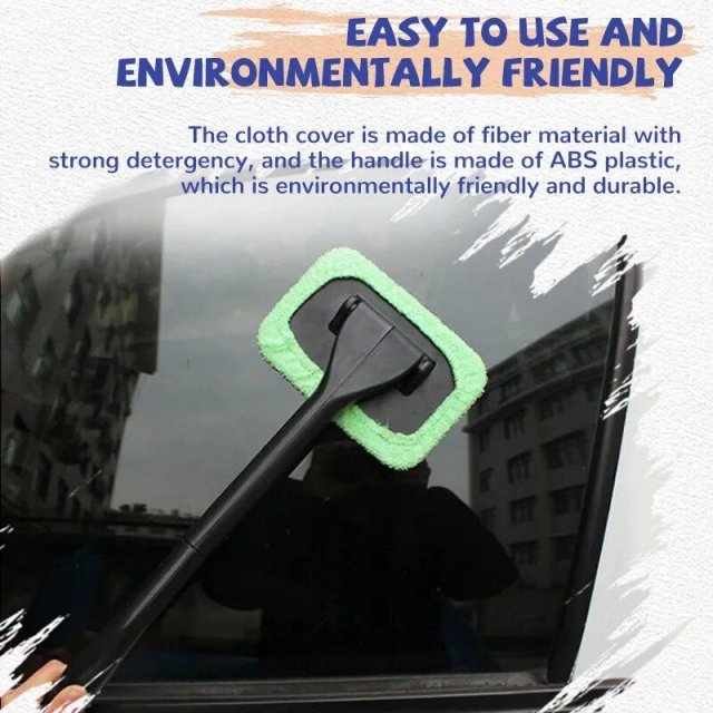 Long-Handle Car Window Cleaning Brush Kit - Image 5