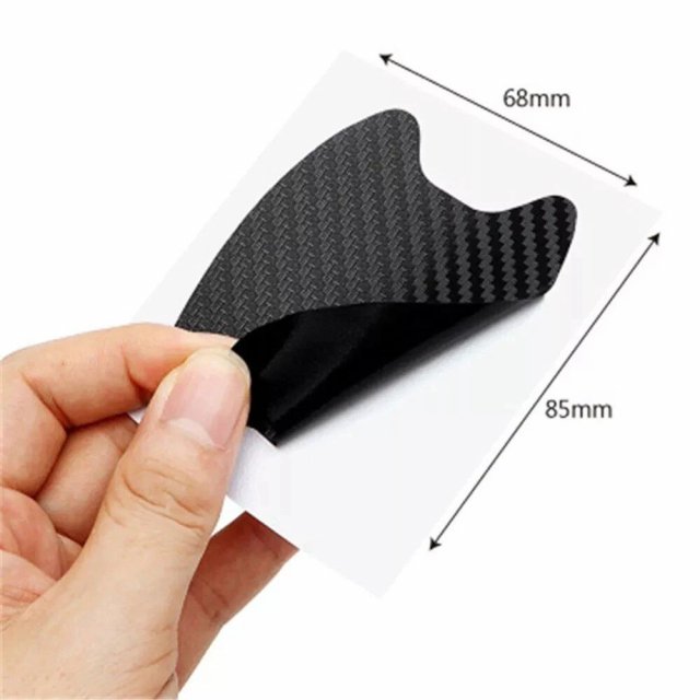 Carbon Fiber Car Door Protective Stickers - 4Pcs/Set - Image 4