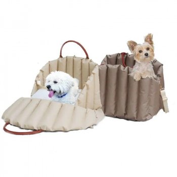 Luxury Portable Pet Car Seat – Nonslip Dog & Cat Booster Travel Kennel