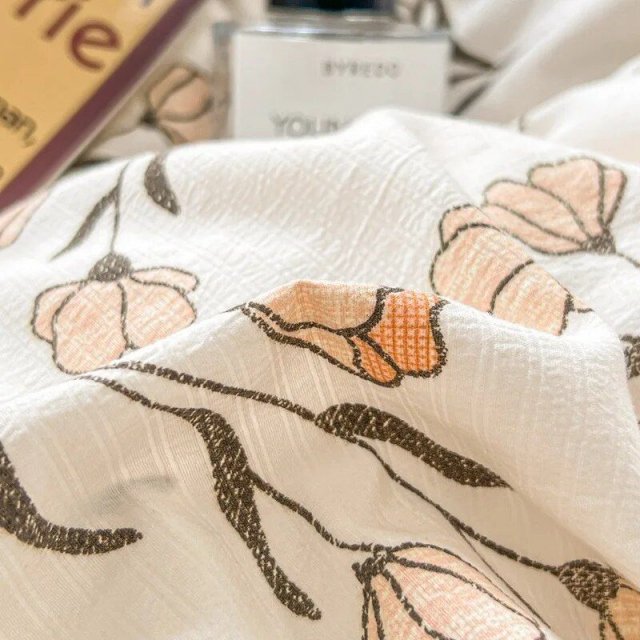 Floral Jacquard Bedding Set - Image 5