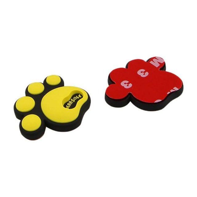 Car Door Edge Silicone Protectors with Cartoon Footprint Design - Image 3