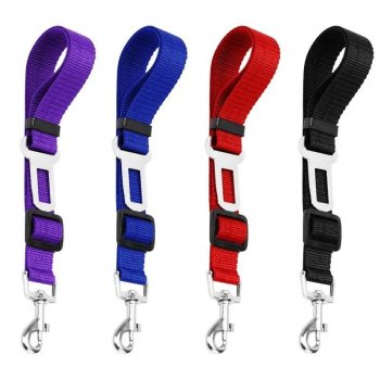 Reflective Adjustable Pet Car Seat Belt for Dogs - Safety & Comfort All Seasons