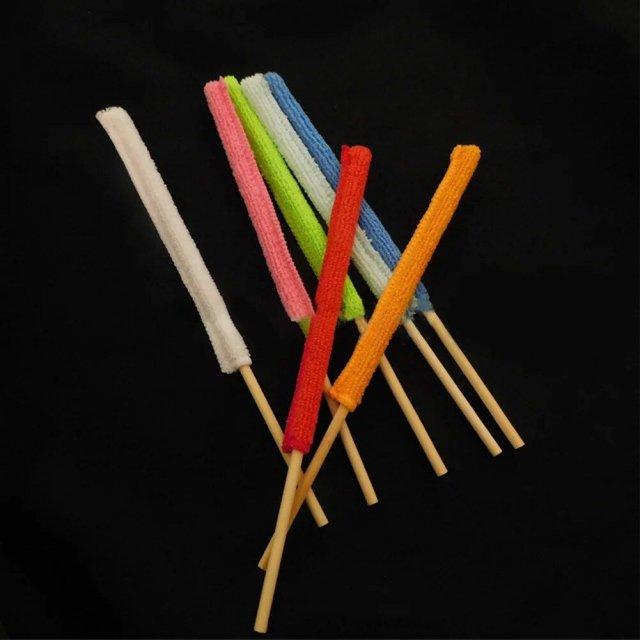 12pcs Microfiber Detail Duster Sticks for Precise Cleaning