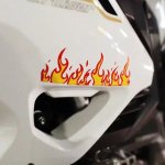 Vinyl Fire Stickers for Car, Motorcycle & Laptop - Image 4