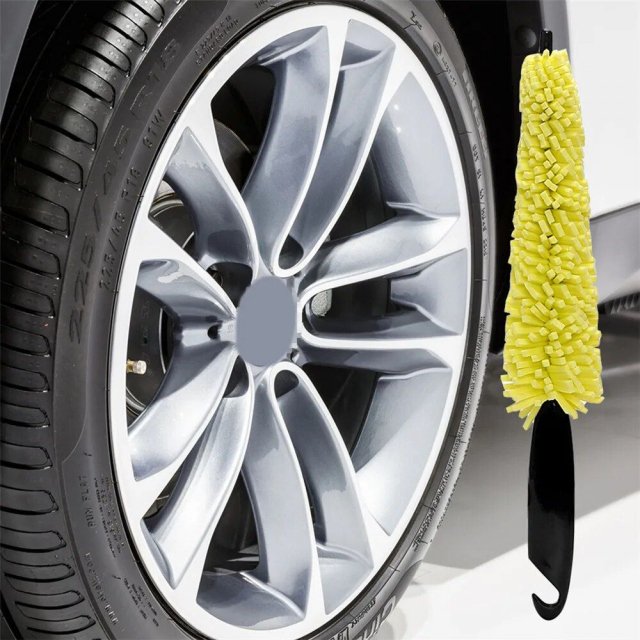 Compact Car Wheel Cleaner Brush - Image 3