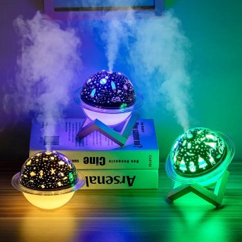 Starry Sky Projection Aroma Diffuser & Humidifier: Perfect for Kids & Holidays