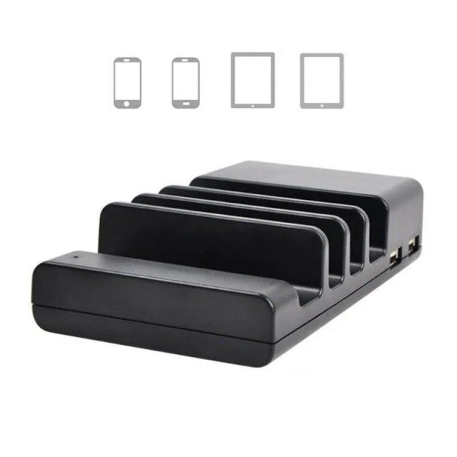 4-Port USB Universal Charging Station Dock with Power Indicator