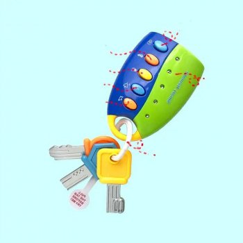 Interactive Musical Car Key Toy for Babies - Fun and Educational Pretend Play