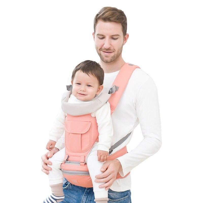 Versatile & Comfortable 6-in-1 Baby Carrier for All Stages - Ergonomic & Lightweight Infant Hipseat Sling 