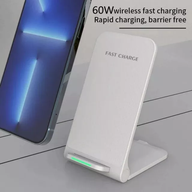 30W Foldable Wireless Charger Stand For iPhone and Android - Image 4