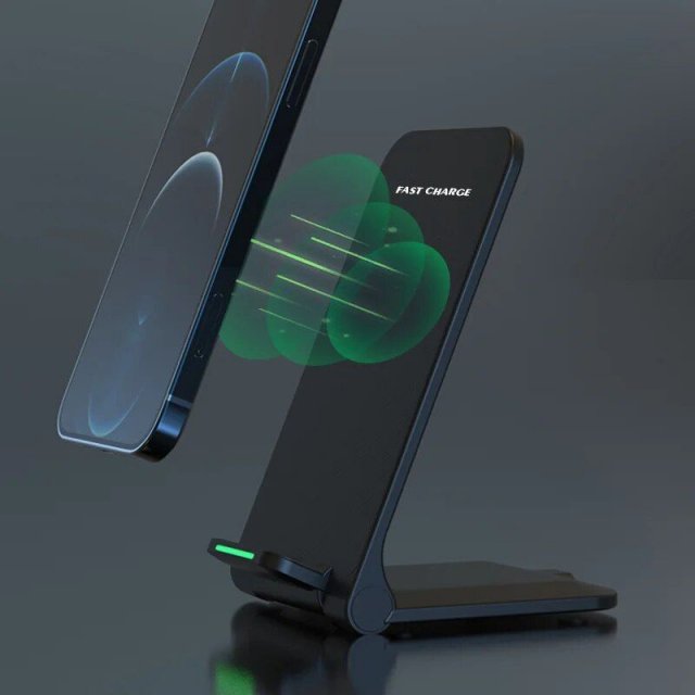 30W Foldable Wireless Charger Stand For iPhone and Android