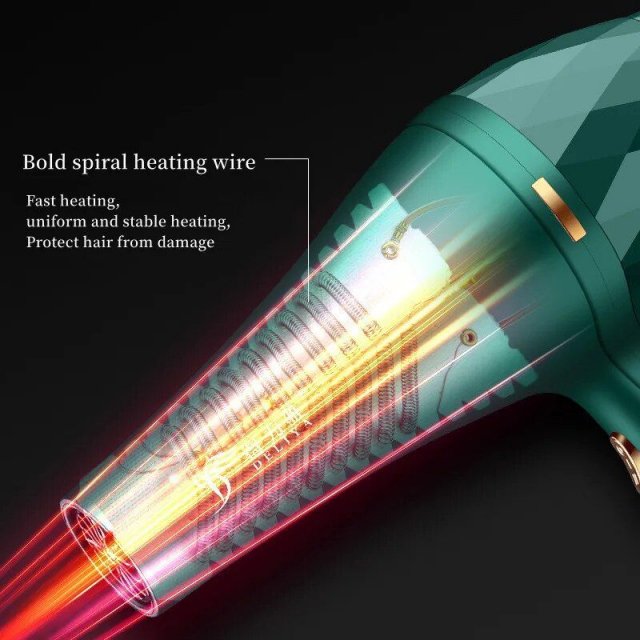 Professional 6-Piece Hair Dryer Set - High Power, Constant Temperature, Dual Wind Modes - Image 7