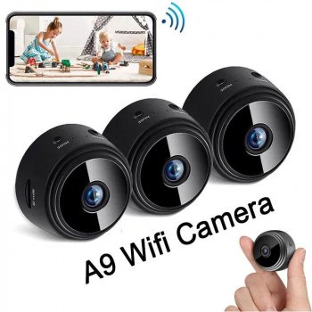 1080P HD Wifi Mini Camera - Smart Home Surveillance with 150° Wide Angle