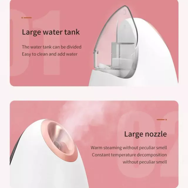 Advanced Facial Steamer & Skin Rejuvenator with Ultrasonic Scrubber - Image 7