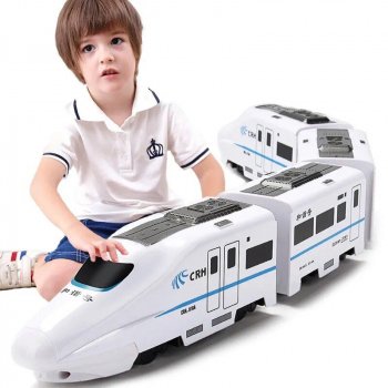 Interactive High-Speed Electric Train Toy with Sound & Light Effects