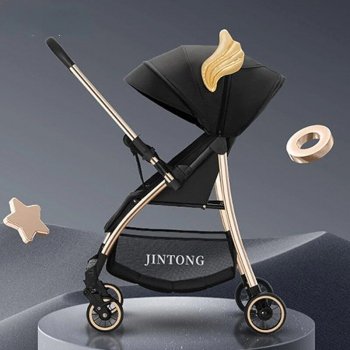 Ultra-Light, High-View Baby Stroller - Versatile, Foldable & Portable for Infants and Toddlers