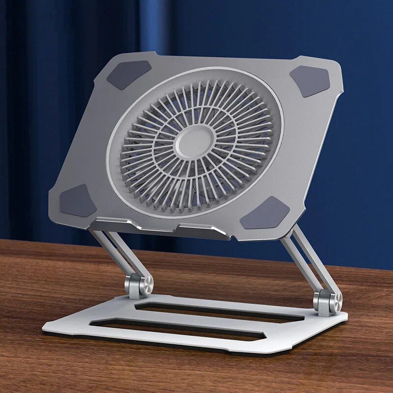 Silver with fan