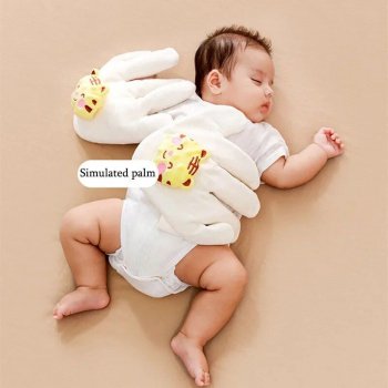 Infant Comfort Hand Pillow: Mother's Palm Soothing Design