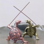 Antique Turtle Incense Burner - Compact Zen-Inspired Home Decor